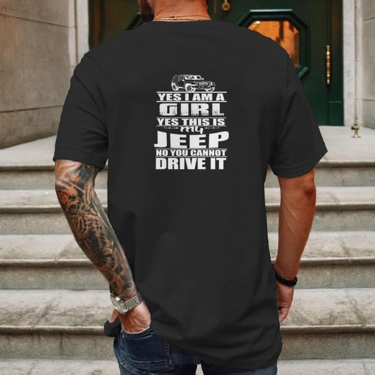 This Is My Jeep - Jeep Girl Mens Back Print T-shirt Gifts for Men