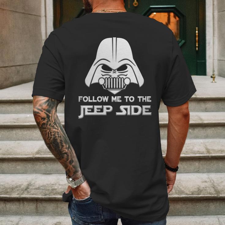 Jeep-Jeep Side Mens Back Print T-shirt Gifts for Men