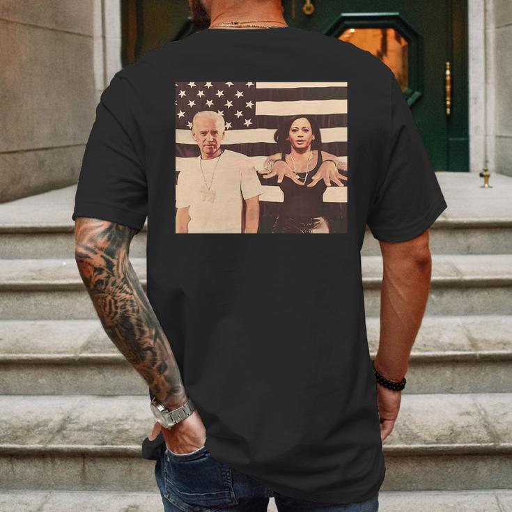 Joe Biden And Kamala Harris Make Shup Outkast Stankonia America Flag Shirt Mf Mens Back Print T-shirt Gifts for Men