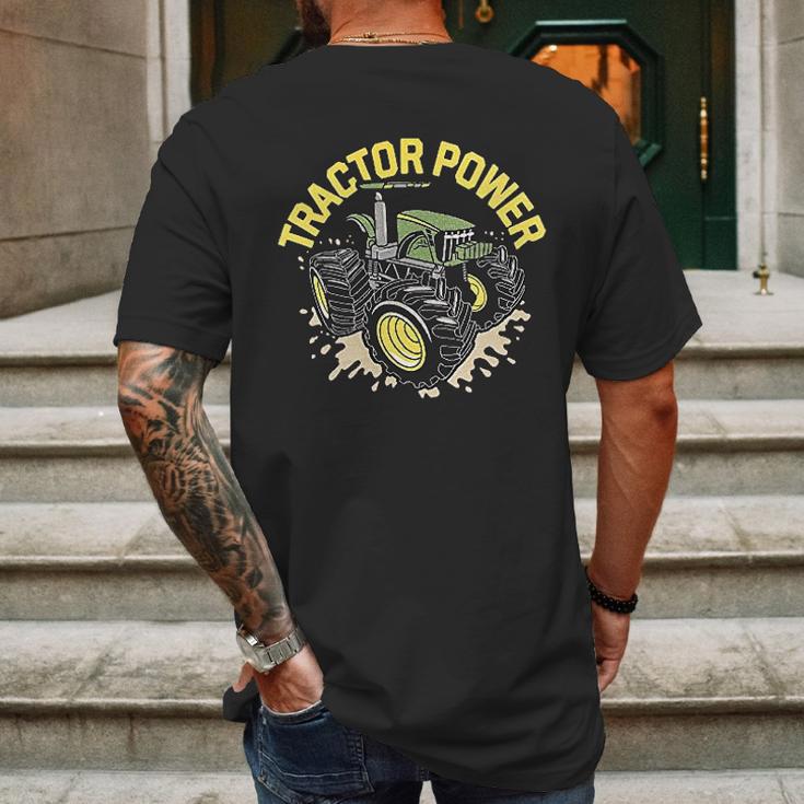 John Deere Boys Tractor Power Mens Back Print T-shirt Gifts for Men