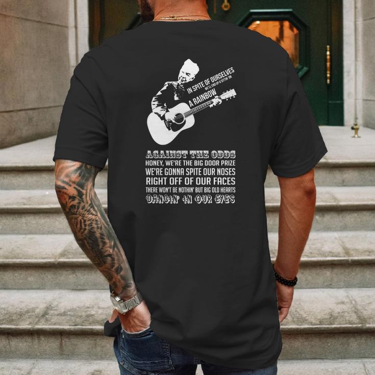 John Prine Legend For Mens Back Print T-shirt Gifts for Men