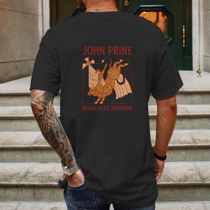 John Prine Original Bitter Southerner Mens Back Print T-shirt Gifts for Men