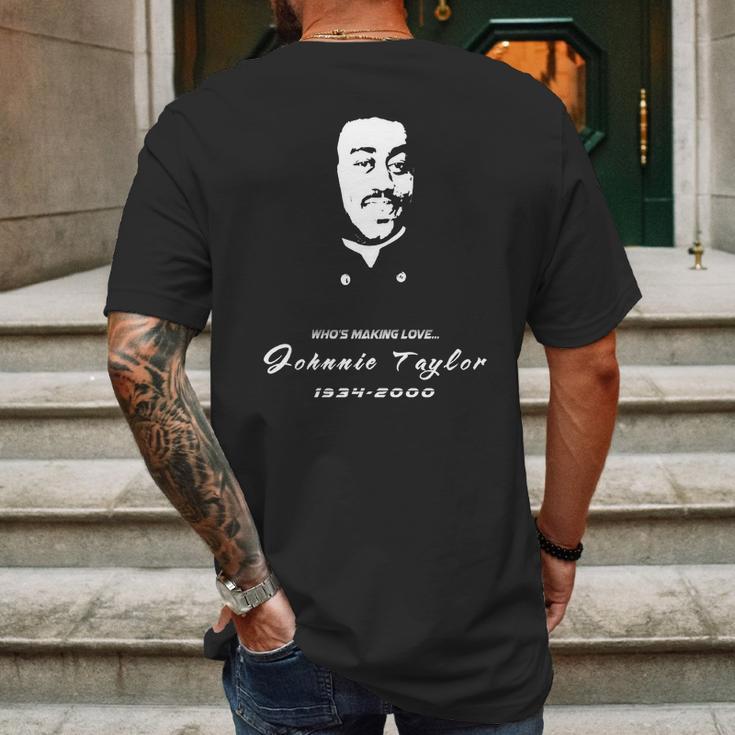 Johnnie Taylor Mens Back Print T-shirt Gifts for Men