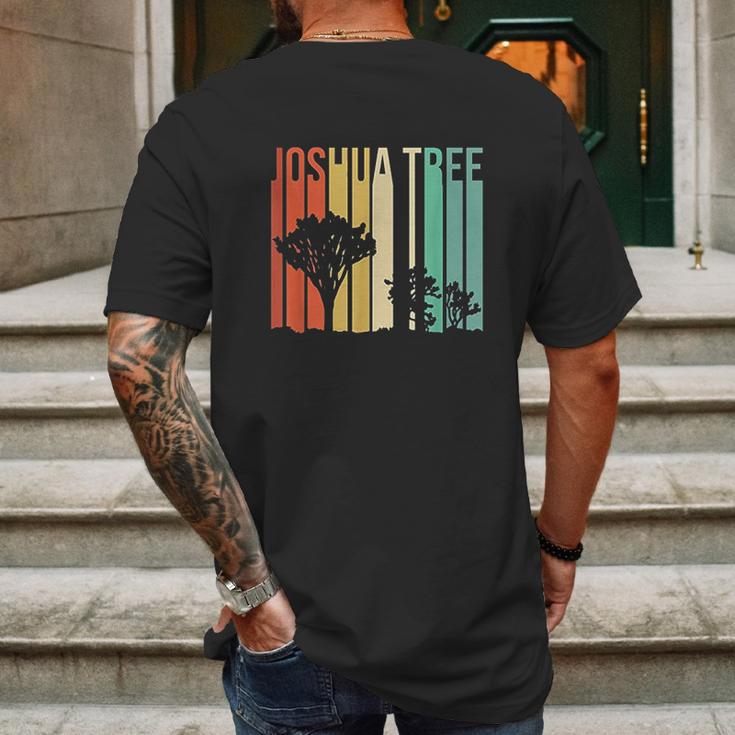 Joshua Tree Desert Vintage Retro Outdoors Camping California Mens Back Print T-shirt Gifts for Men