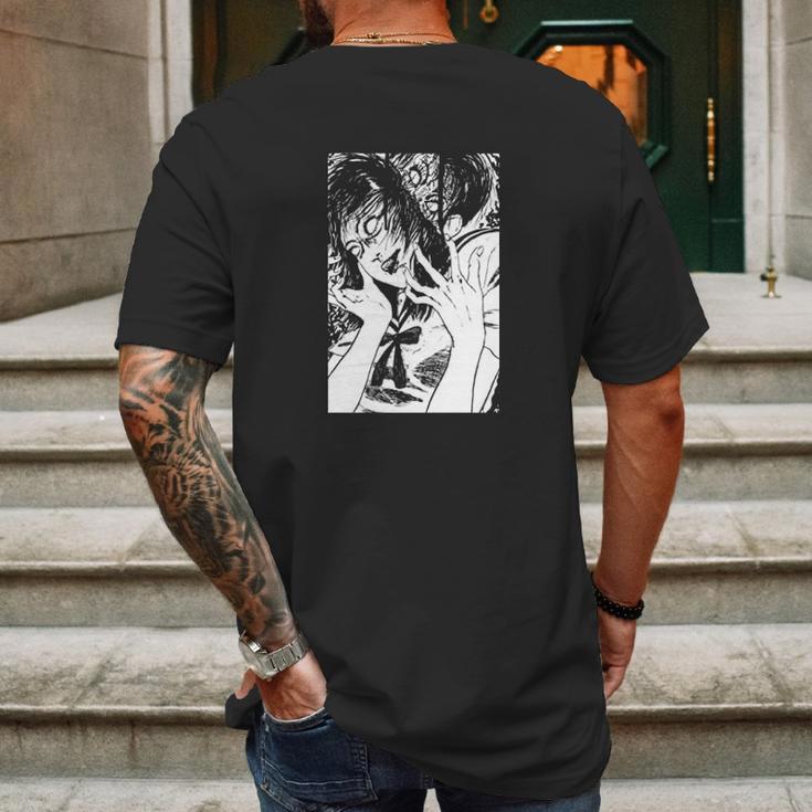 Junji Ito Horror Japanese Manga Mens Back Print T-shirt Gifts for Men