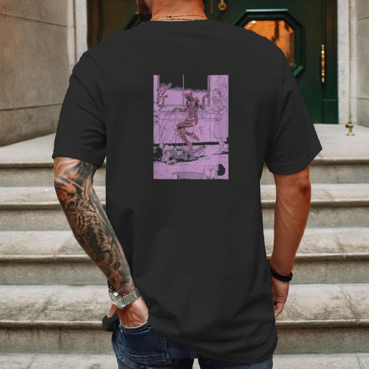 Junji Ito Jumping Out Of Skin Mens Back Print T-shirt Gifts for Men