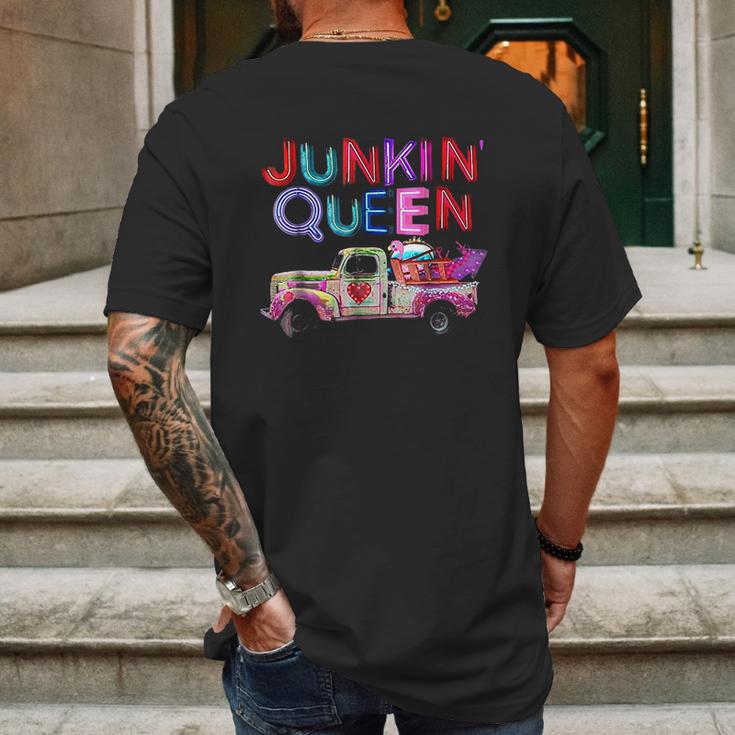 Junkin Queen Car Mens Back Print T-shirt Gifts for Men