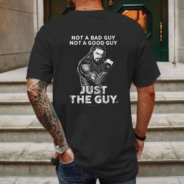 Just The Guy Roman Reigns Mens Back Print T-shirt Gifts for Men