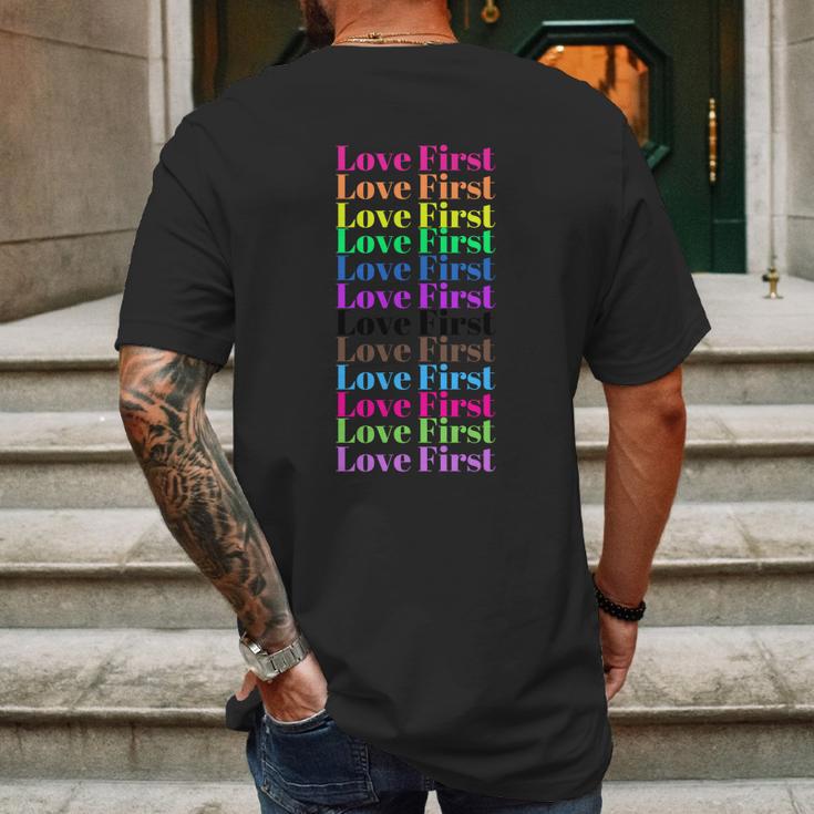 Kamala Harris Lgbtq Gay Pride Week Born To Be Gay Love Gift Mens Back Print T-shirt Gifts for Men