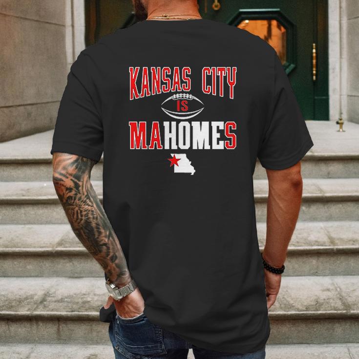 Kansas City Is Mahomes Mens Back Print T-shirt Gifts for Men