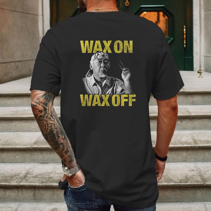 Karate Kid Wax On Off Mens Back Print T-shirt Gifts for Men