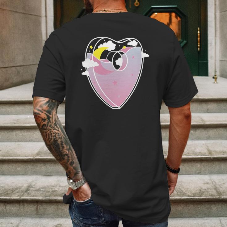 Kawaii Pastel Goth Witch Aesthetic Clothing Planchette Mens Back Print T-shirt Gifts for Men