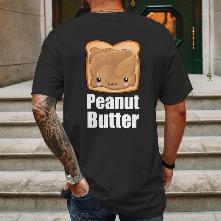 Kawaii Peanut Butter Jelly Pb&J Halloween Matching Bff Shirt Tshirt Mens Back Print T-shirt Gifts for Men