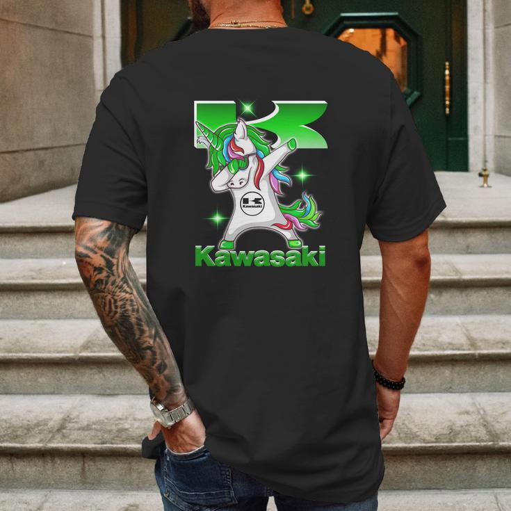 Kawasaki Unicorn Mens Back Print T-shirt Gifts for Men