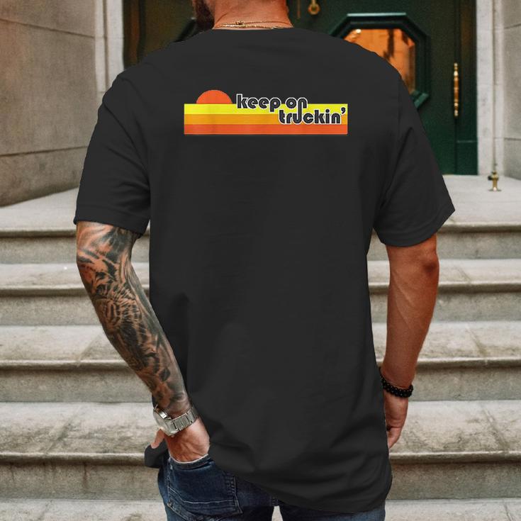 Keep On Truckin Mens Back Print T-shirt Gifts for Men