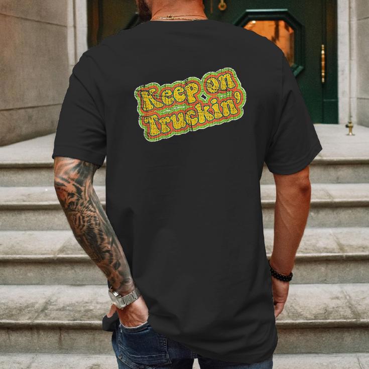 Keep On Truckin Mens Back Print T-shirt Gifts for Men