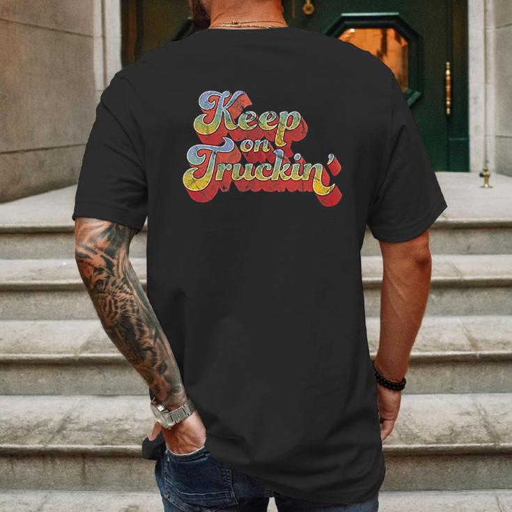 Keep On Truckin Mens Back Print T-shirt Gifts for Men