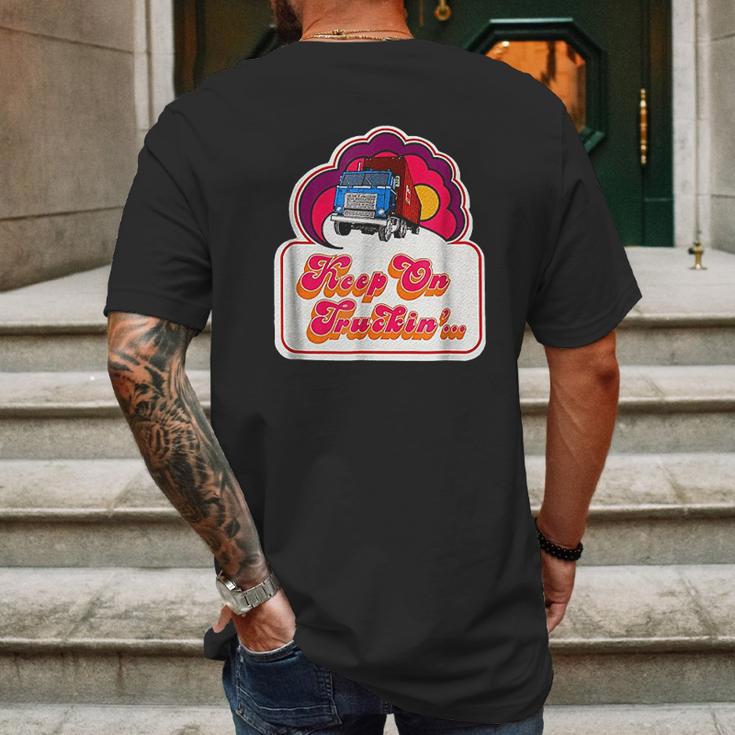 Keep On Truckin Mens Back Print T-shirt Gifts for Men