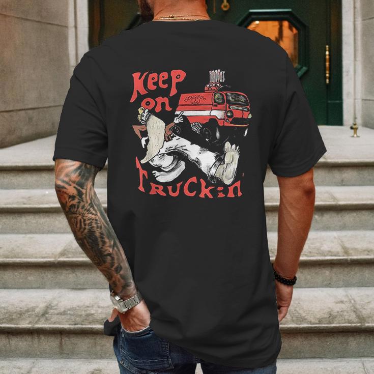 Keep On Truckin Vintage 1970 Mens Back Print T-shirt Gifts for Men