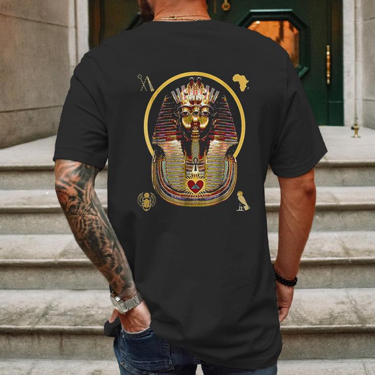 Kemetic Esoteric Ancient Egyptian Art Mens Back Print T-shirt Gifts for Men