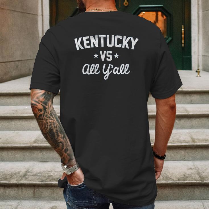 Kentucky Versus All Yall Collegiate Mens Back Print T-shirt Gifts for Men