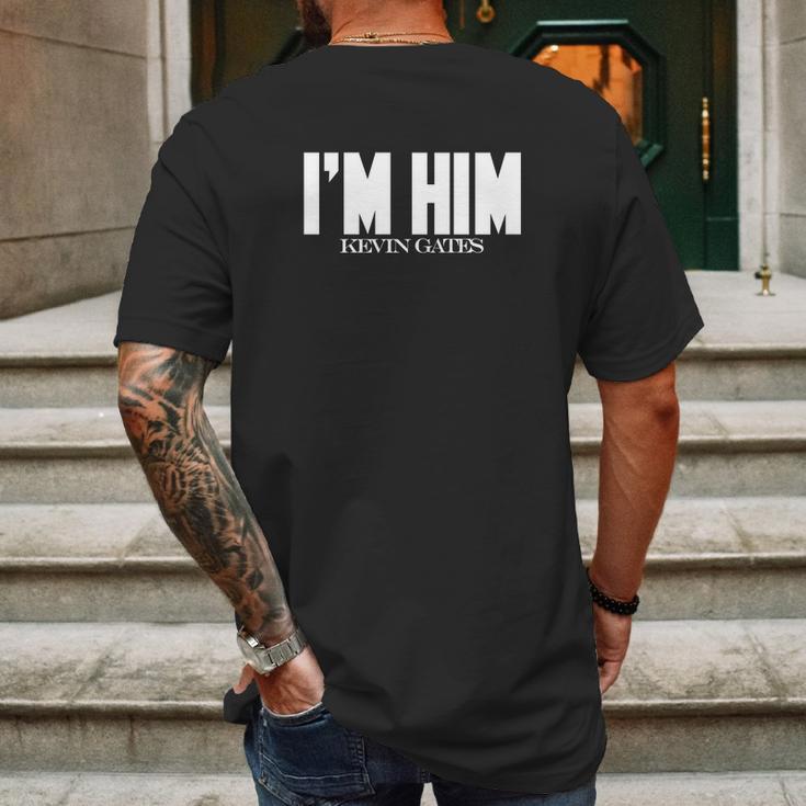 I Am Him Kevin Gates Mens Back Print T-shirt Gifts for Men