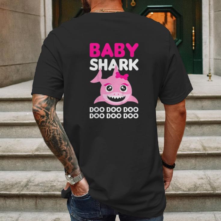 Kids Baby Cute Shark Girls Doo Doo Doo Mens Back Print T-shirt Gifts for Men