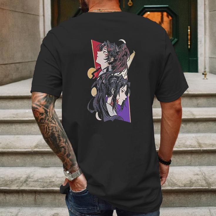 Kimetsu No Yaiba Demon Slayer Characters Mens Back Print T-shirt Gifts for Men