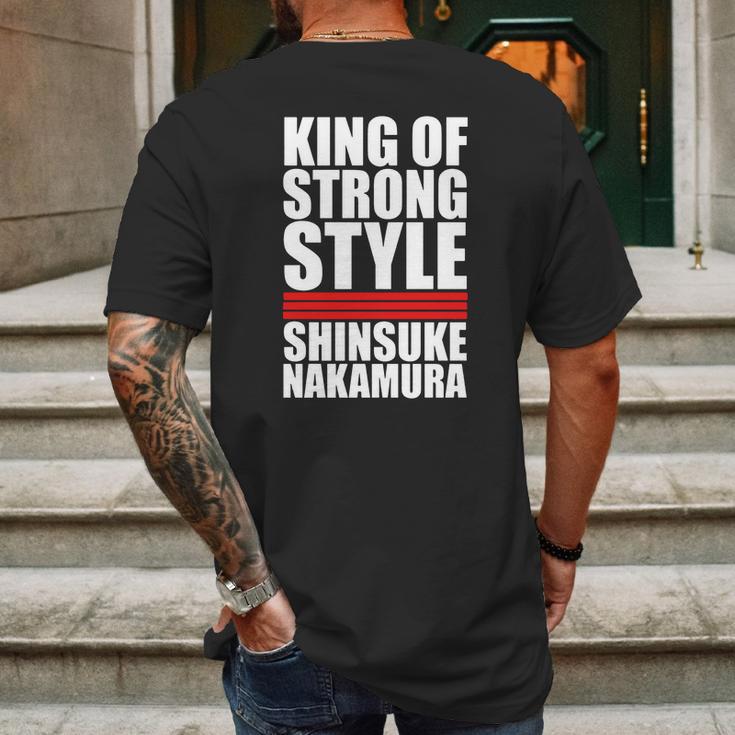 King Of Strong Style Shinsuke Nakamura Japan Mens Back Print T-shirt Gifts for Men