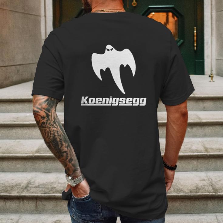 Koenigsegg Ghost Mens Back Print T-shirt Gifts for Men