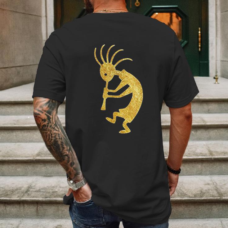 Kokopelli Southwestern Petroglyph Mens Back Print T-shirt Gifts for Men