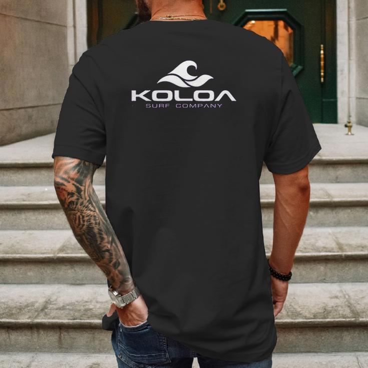 Koloa Wave Logo Mens Back Print T-shirt Gifts for Men