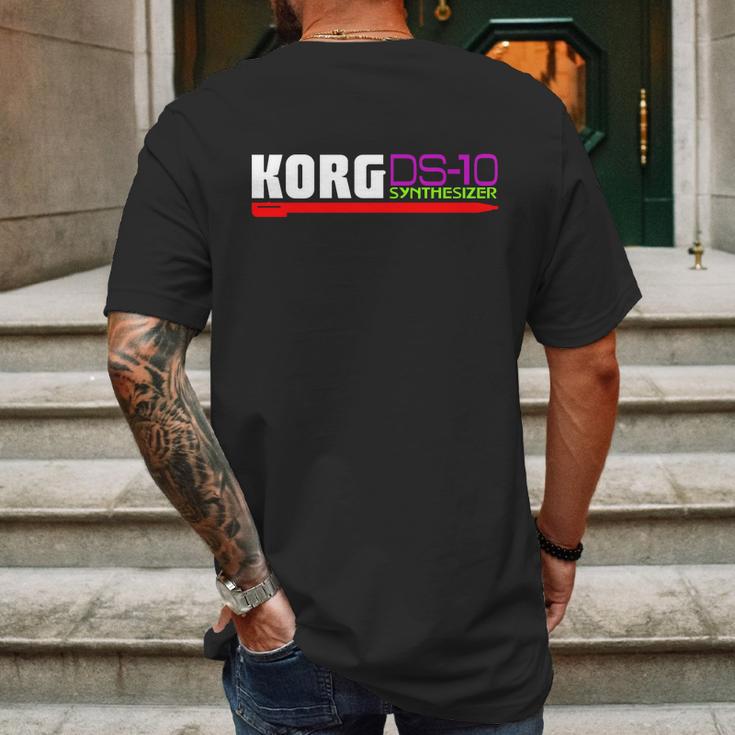 Korg Keyboard Mens Back Print T-shirt Gifts for Men