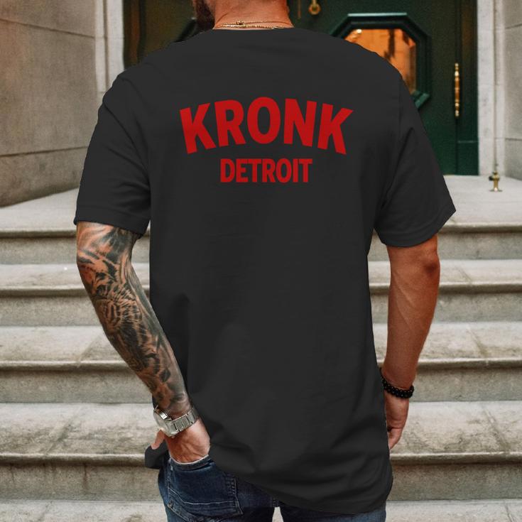 Kronk Gym Detroit Mens Back Print T-shirt Gifts for Men