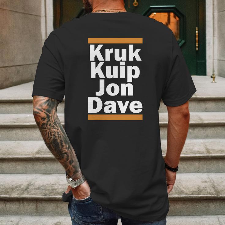 Kruk Kuip Jon Dave T-Shirt Mens Back Print T-shirt Gifts for Men