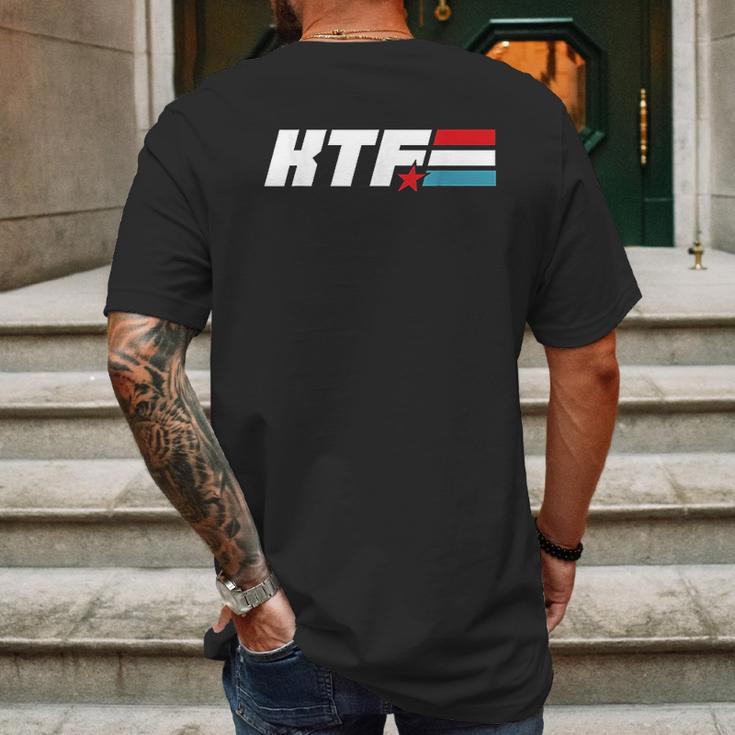 Ktf Retro 80S Mens Back Print T-shirt Gifts for Men