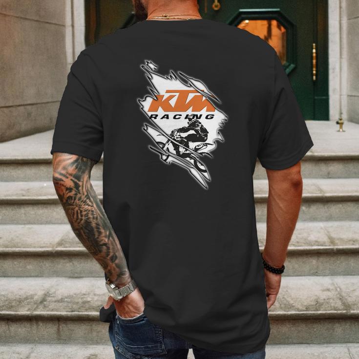 Ktm Racing Ca Mens Back Print T-shirt Gifts for Men