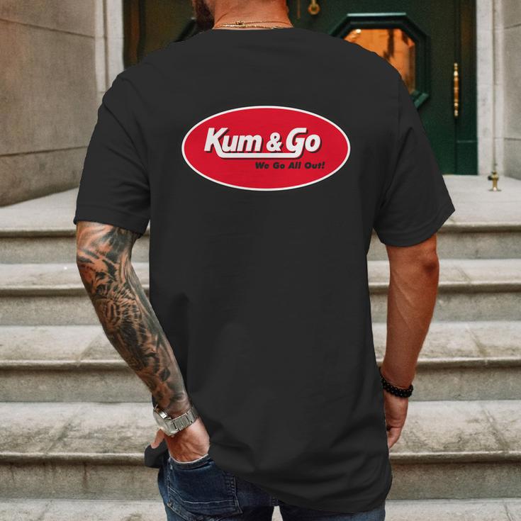 Kum And Go We Go All Out Mens Back Print T-shirt Gifts for Men