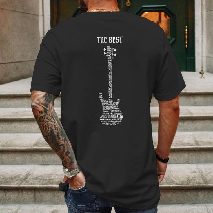 Ladies Bass Player Legends Bassist Guitar Electric 1959 American Mens Back Print T-shirt Gifts for Men