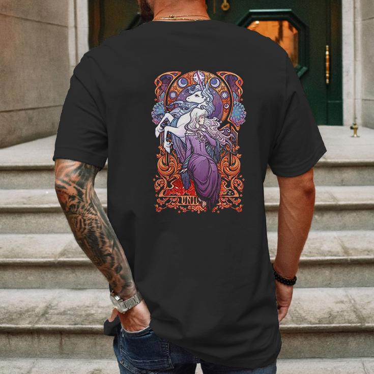 Lady Amalthea The Last Unicorn Mens Back Print T-shirt Gifts for Men