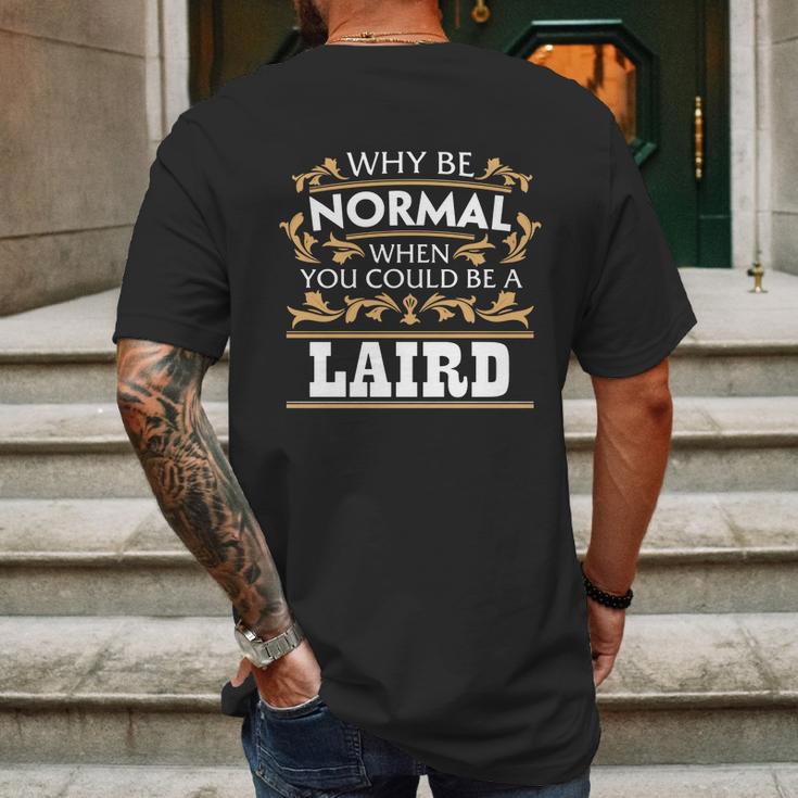 Laird Funny Mens Back Print T-shirt Gifts for Men