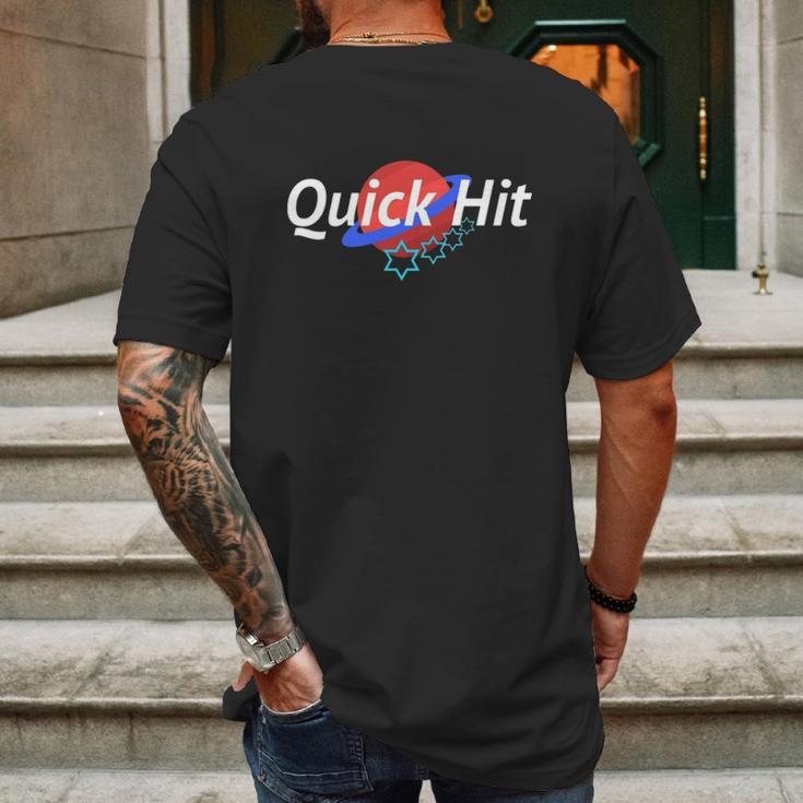 Las Vegas Casino Slot Machine Quick Hit Tshirt Mens Back Print T-shirt Gifts for Men