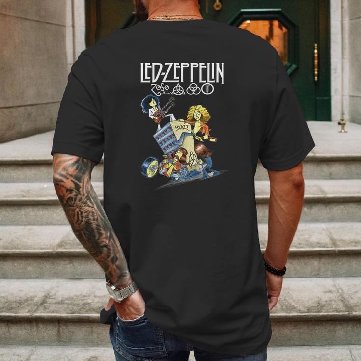 Led Zeppelin Hyatt Mens Back Print T-shirt Gifts for Men