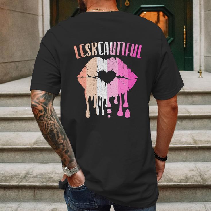 Lesbeatiful Lesbian Lgbtq Member Sexual Diversity Pride Funny Gift Graphic Design Printed Casual Daily Basic Mens Back Print T-shirt Gifts for Men