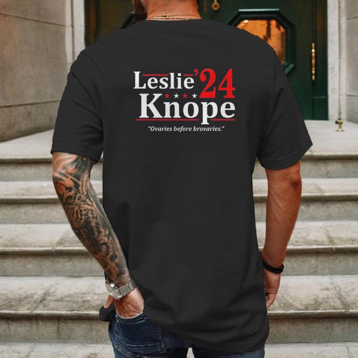 Leslie Knope 24 Mens Back Print T-shirt Gifts for Men