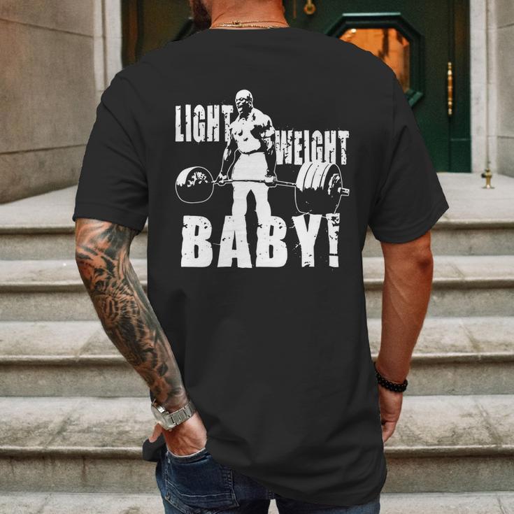 Light Weight Baby Ronnie Coleman Mens Back Print T-shirt Gifts for Men