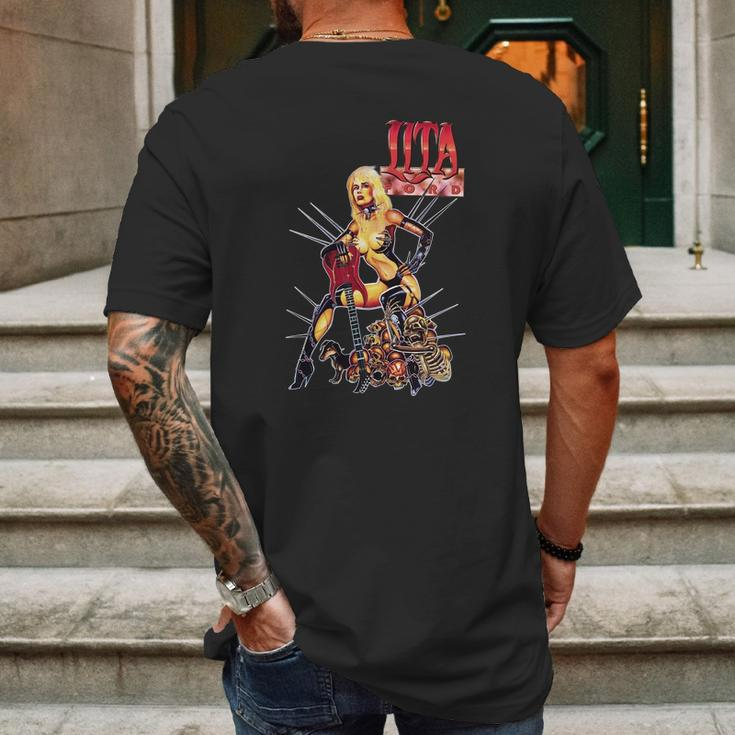 Lita Ford Mens Back Print T-shirt Gifts for Men
