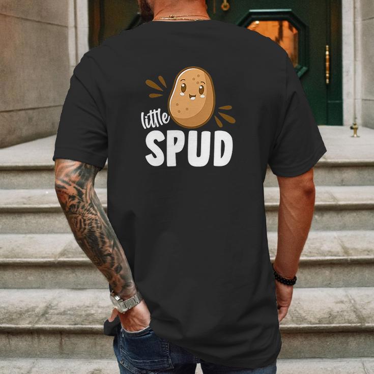 Little Spud Potato Baby Mens Back Print T-shirt Gifts for Men