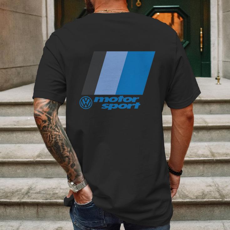 Logo Of Vw Motorsport Mens Back Print T-shirt Gifts for Men