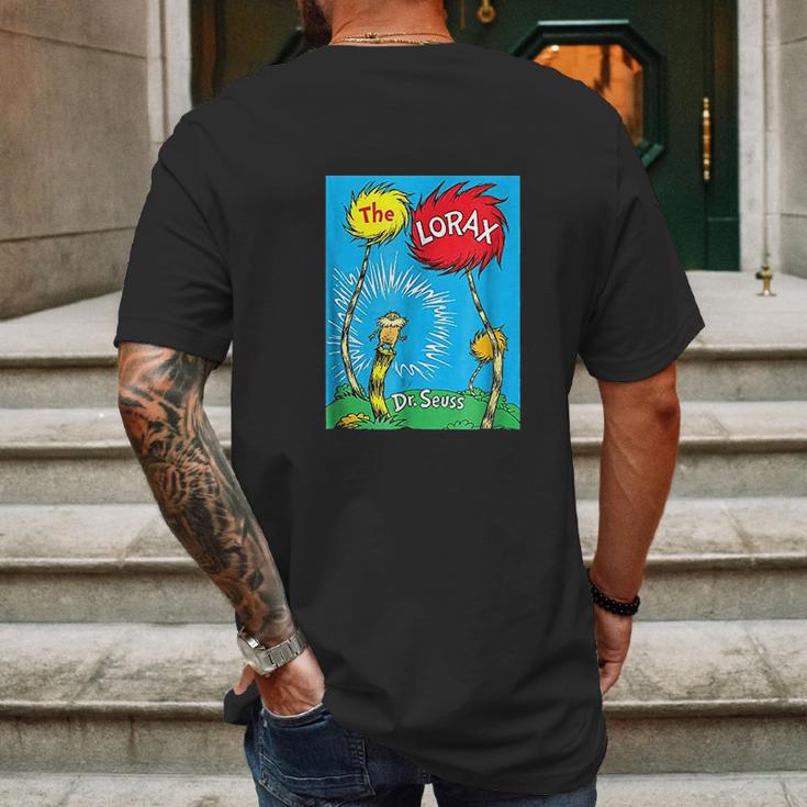 The Lorax Book Cover Mens Back Print T-shirt Gifts for Men